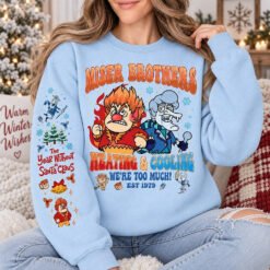 Miser Brothers Heating & Cooling Sweatshirt – Retro The Year Without a Santa Claus Christmas Crewneck - Image 6